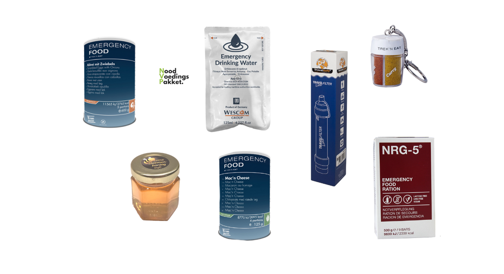 Noodvoedingspakket vegetarisch - 72u