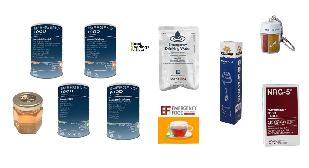 Noodvoedingspakket vegetarisch - 7 dagen